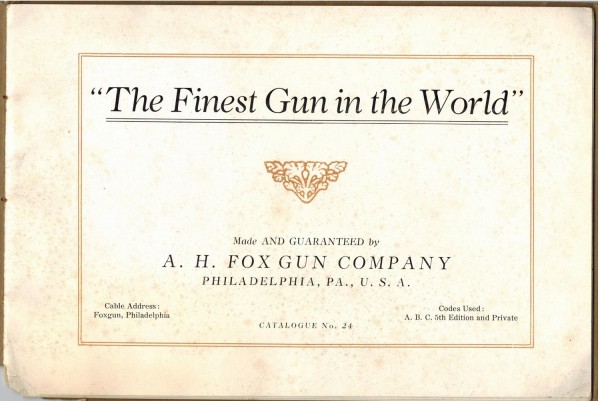 1911 Campfire Catalogue No. 24 Title page