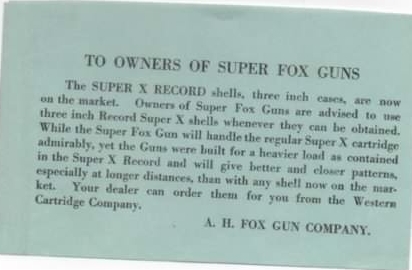 To Owners of Super Fox Guns notice slip.jpg