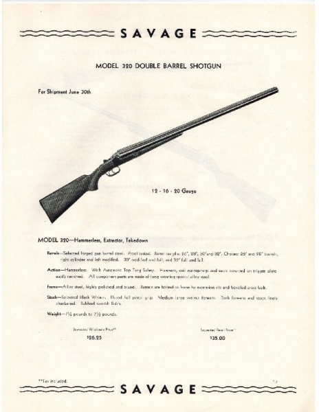 January 2, 1937, Wholesale Price List, Model 320.jpeg