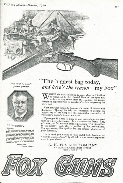 October 1920, Field and Stream