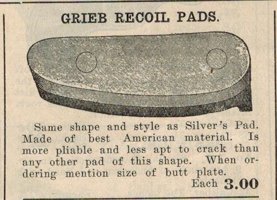 Grieb Recoil Pad H & D Folsom circa 1915.jpg