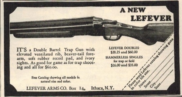 Field & Stream, April 1930, New Double Barrel Trap Gun.jpeg (214.56 KiB) Viewed 6750 times Lefever Ad, April 1930, Field & Stream