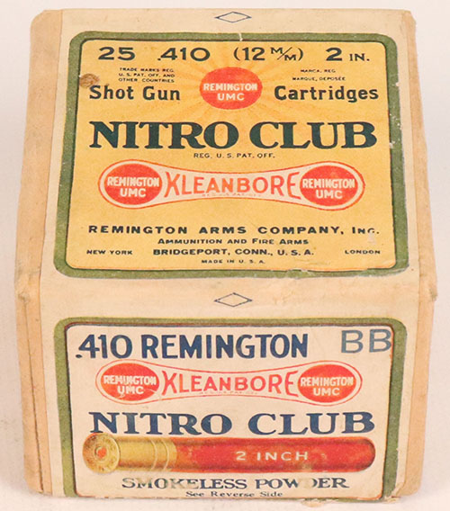 2-inch .410-bore shells with BB shot