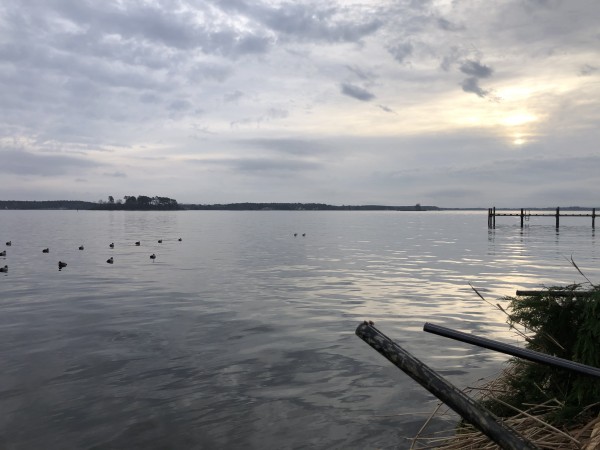 A beautiful morning to be duck hunting on the Bay.